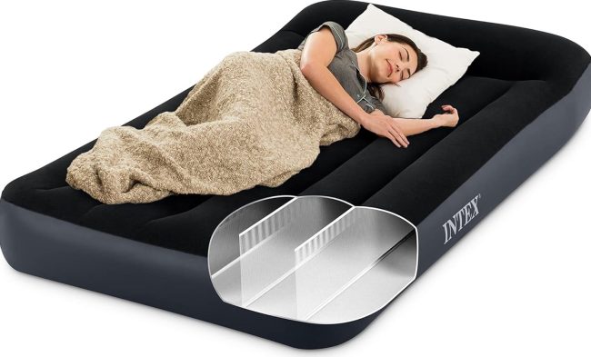 INTEX 64145ED Dura-Beam Standard Pillow Rest Air Mattress Air Mattresses